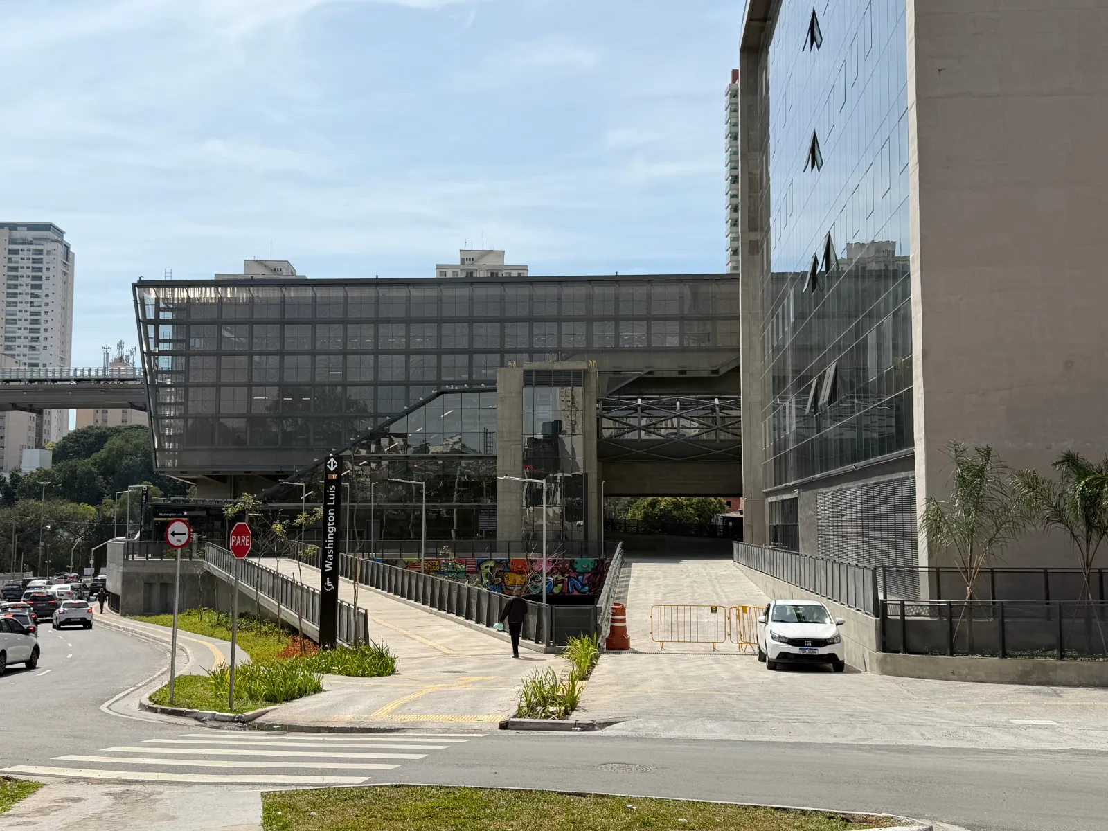 Foto da estação Washington Luís